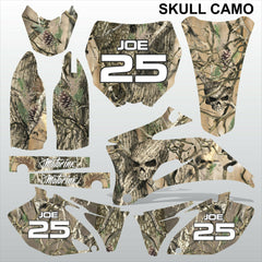 Yamaha YZF 250 450 2008 SKULL CAMO motocross racing decals set MX graphics kit