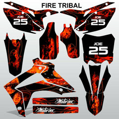 Honda CRF450 2013-2014 CRF250 2014 FIRE TRIBAL motocross decals MX graphics