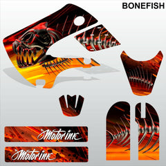 Kawasaki KX65 2000-2015 BONEFISH motocross decals set MX graphics kit stripes