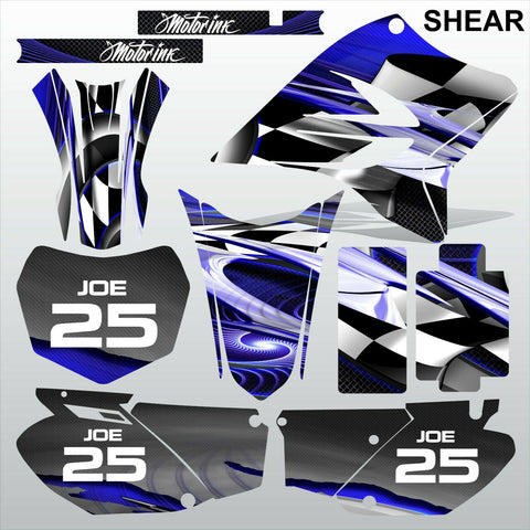 Yamaha TTR230 2005-2013 SHEAR motocross racing decals set MX graphics kit