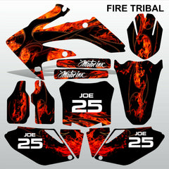 Honda CRF 250 2008-2009 FIRE TRIBAL race motocross decals MX graphics kit