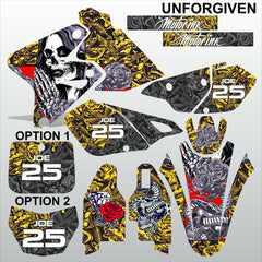 SUZUKI DRZ 400 2002-2020 UNFORGIVEN motocross racing decals set MX graphics kit