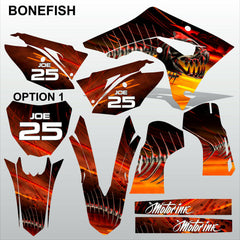 HONDA CRF 450RL 450L 2019-2022 BONEFISH motocross racing decals MX graphics kit