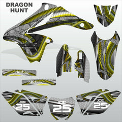 Suzuki RMZ 250 2010-2018 DRAGON HUNT motocross racing decals set MX graphics kit