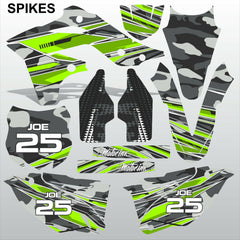 Kawasaki KXF 250 2013-2016 SPIKES motocross racing decals set MX graphics kit