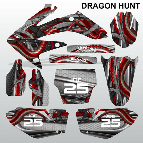 Honda CRF 250 2006-2007 DRAGON HUNT motocross decals MX graphics kit