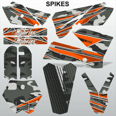 KTM SX 85-105 2006-2012 SPIKES motocross racing decals set MX graphics kit