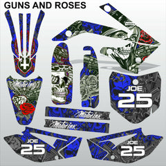 ТМ RACING 85 2013-2021 GUNS AND ROSES motocross racing decals set MX graphics