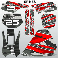 Honda XR 250 1986-1995 SPIKES motocross racing decals set MX graphics kit