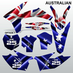 KTM EXC 2012-2013 XC 2011 AUSTRALIAN motocross decals set MX graphics kit