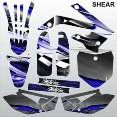 ТМ RACING 85 2013-2021 SHEAR motocross racing decals set MX graphics stripes kit