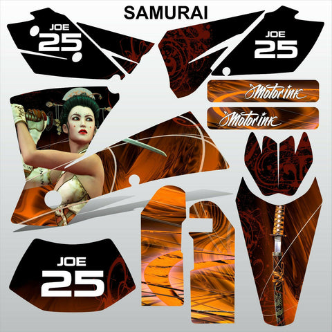 KTM EXC 2004 SAMURAI motocross decals racing stripes set MX graphics kit