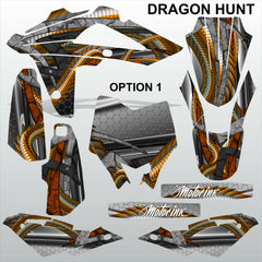 HUSQVARNA CR WR 125 2009-2013 DRAGON HUNT motocross decals set MX graphics kit