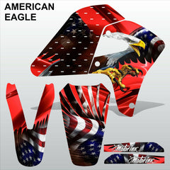 Honda XR650R 2000-2009 AMERICAN EAGLE racing motocross decals set MX graphics