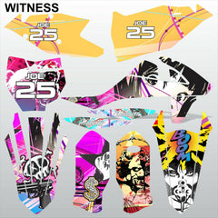 KTM SXF SX 125-450 2016-2018 WITNESS motocross racing decals set MX graphics kit