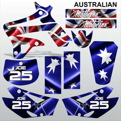 TM MX 125 250 300 450 2008-2014 AUSTRALIAN motocross decals set MX graphics kit