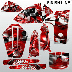 Kawasaki KX 60 1986-2005 FINISH LINE motocross decals MX graphics stripes kit