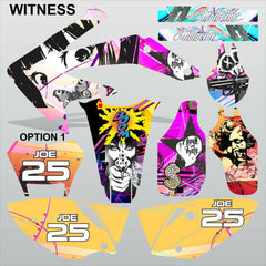 Honda CRF 450X 2005-2016 WITNESS motocross racing decals set MX graphics kit