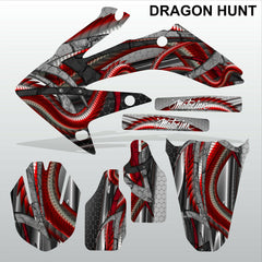 Honda CRF 250 2006-2007 DRAGON HUNT motocross decals MX graphics kit