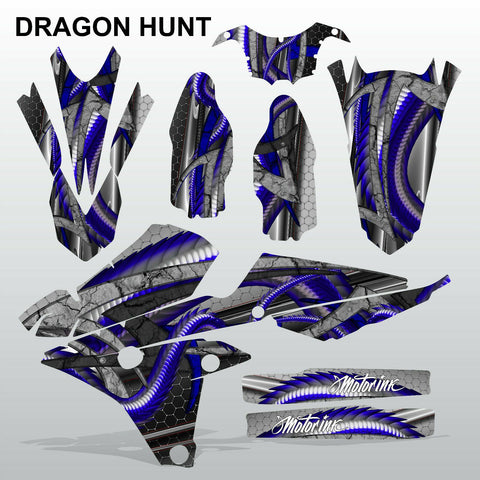 Yamaha YZF 250 450 2014 DRAGON HUNT race motocross decals set MX graphics kit