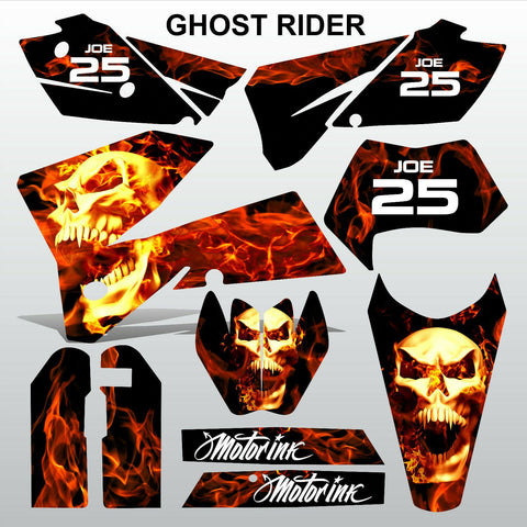 KTM EXC 2005-2007 GHOST RIDER motocross decals stripes set MX graphics kit