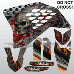 KTM SX 2007-2010 DO NOT CROSS motocross decals racing stripes set MX graphics