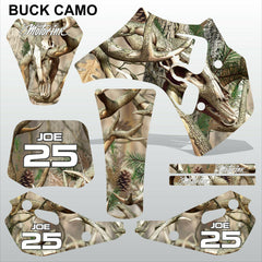 ТМ RACING 50 BUCK CAMO motocross racing decals set MX graphics stripes kit