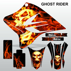 Yamaha TTR230 2005-2013 GHOST RIDER motocross racing decals set MX graphics