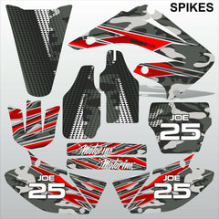 Honda CR125 CR250 2008-2012 SPIKES motocross racing decals set MX graphics kit