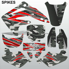 Honda CR85 2003-2012 SPIKES motocross racing decals set MX graphics stripes kit