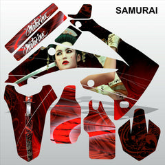 Honda CRF 250 2010-2013 SAMURAI racing motocross decals set MX graphics kit
