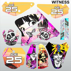 SUZUKI RM 80-85 2000-2018 WITNESS motocross racing decals set MX graphics kit