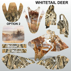 SUZUKI DRZ 400 2002-2020 WHITETAIL DEER motocross racing decals set MX graphics