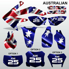 Honda CRF 450X 2005-2016 AUSTRALIAN motocross decals set MX graphics kit