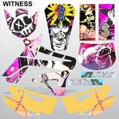 TM MX 125 250 300 450 2008-2014 WITNESS motocross decals set MX graphics kit