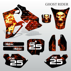 Honda CR80 1996-2002 GHOST RIDER motocross decals set MX graphics kit