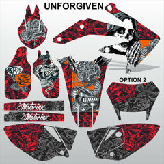 Honda CRF 450X 2005-2016 UNFORGIVEN motocross racing decals set MX graphics kit