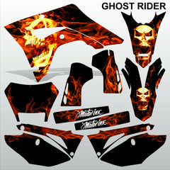 Honda CRF 450X 2018-2021 GHOST RIDER motocross racing decals set MX graphics kit