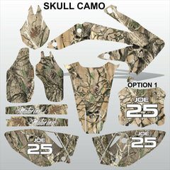 Honda CRF 450X 2005-2016 SKULL CAMO motocross racing decals set MX graphics kit