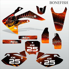 Honda CRF 150R 2007-2018 BONEFISH motocross decals set MX graphics kit