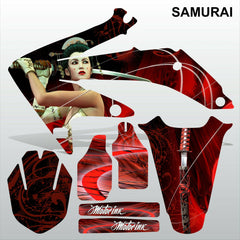 Honda CRF 450 2008 SAMURAI racing motocross decals set MX graphics kit