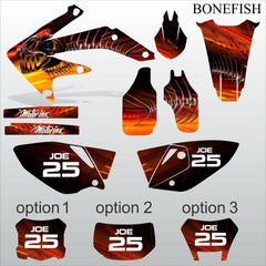 Honda CRF 450X 2005-2016 BONEFISH motocross decals set MX graphics kit