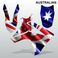 Honda CRF 110F 2013-2014 AUSTRALIAN motocross decals MX graphics kit