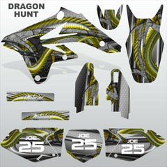 Suzuki RMZ 250 2007-2009 DRAGON HUNT motocross racing decals set MX graphics kit