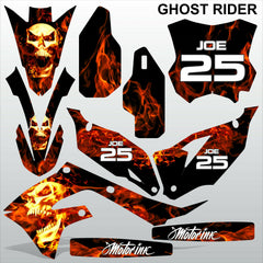 Kawasaki KXF 250 2021 GHOST RIDER motocross racing decals set MX graphics kit