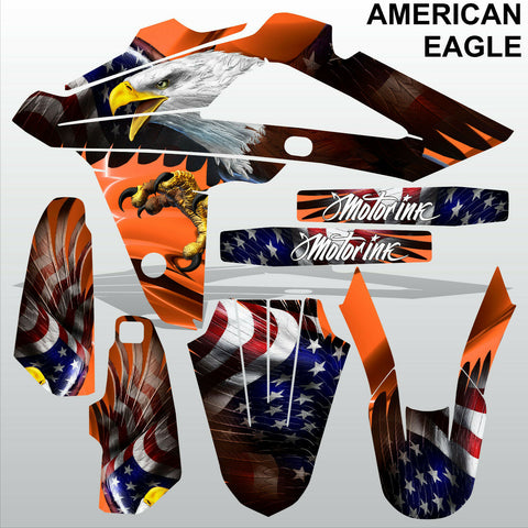 HUSQVARNA CR WR 125 2009-2013 AMERICAN EAGLE motocross decals MX graphics kit