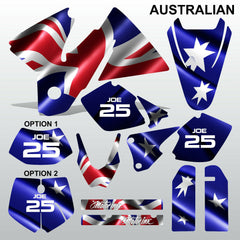 KTM EXC 1998-2000 AUSTRALIAN motocross decals set MX graphics stripe kit