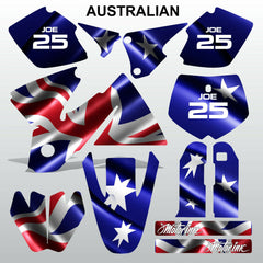 KTM SX 1998-2000 AUSTRALIAN motocross decals racing stripes set MX graphics