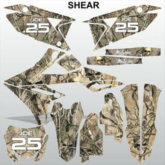 SUZUKI RMZ 450 2018-2021 SKULL CAMO motocross racing decals set MX graphics kit