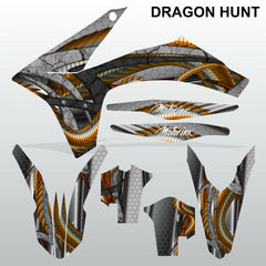 KTM EXC 2012-2013 XC 2011 DRAGON HUNT motocross decals set MX graphics kit